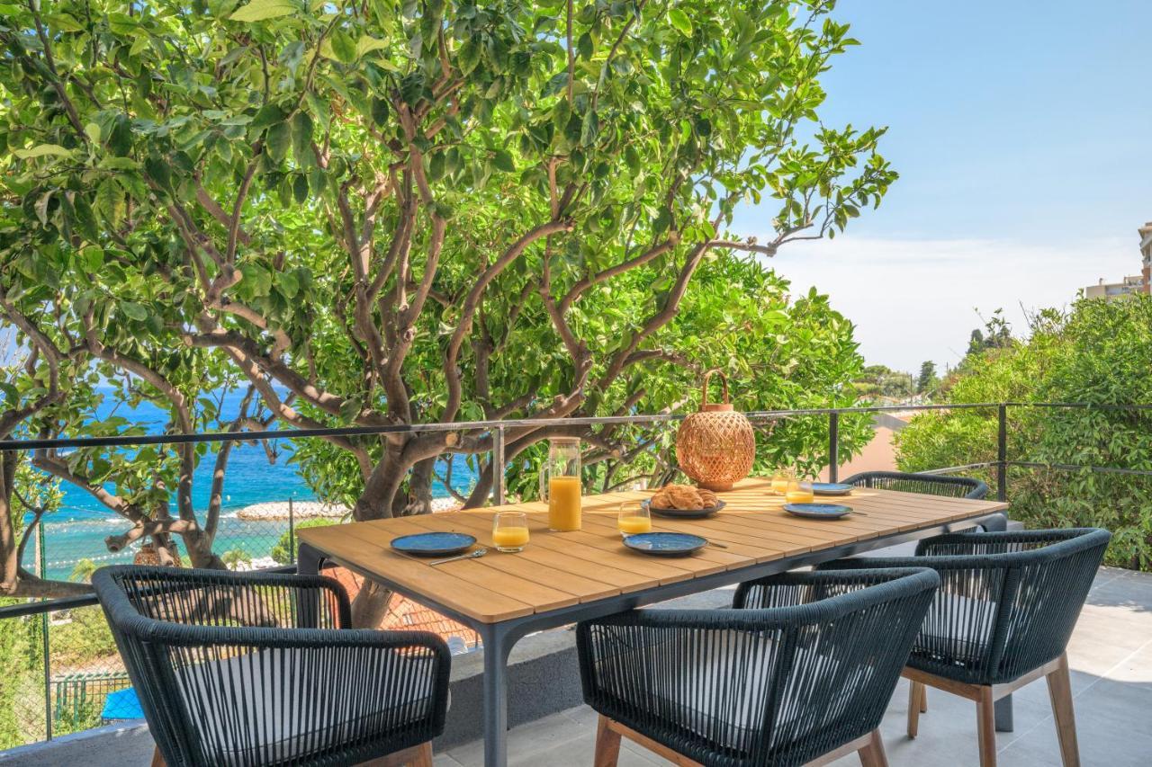 Proche Monaco, Vue Mer, Acces Plage Et Jardin Privatif Saint-Antoine  Εξωτερικό φωτογραφία