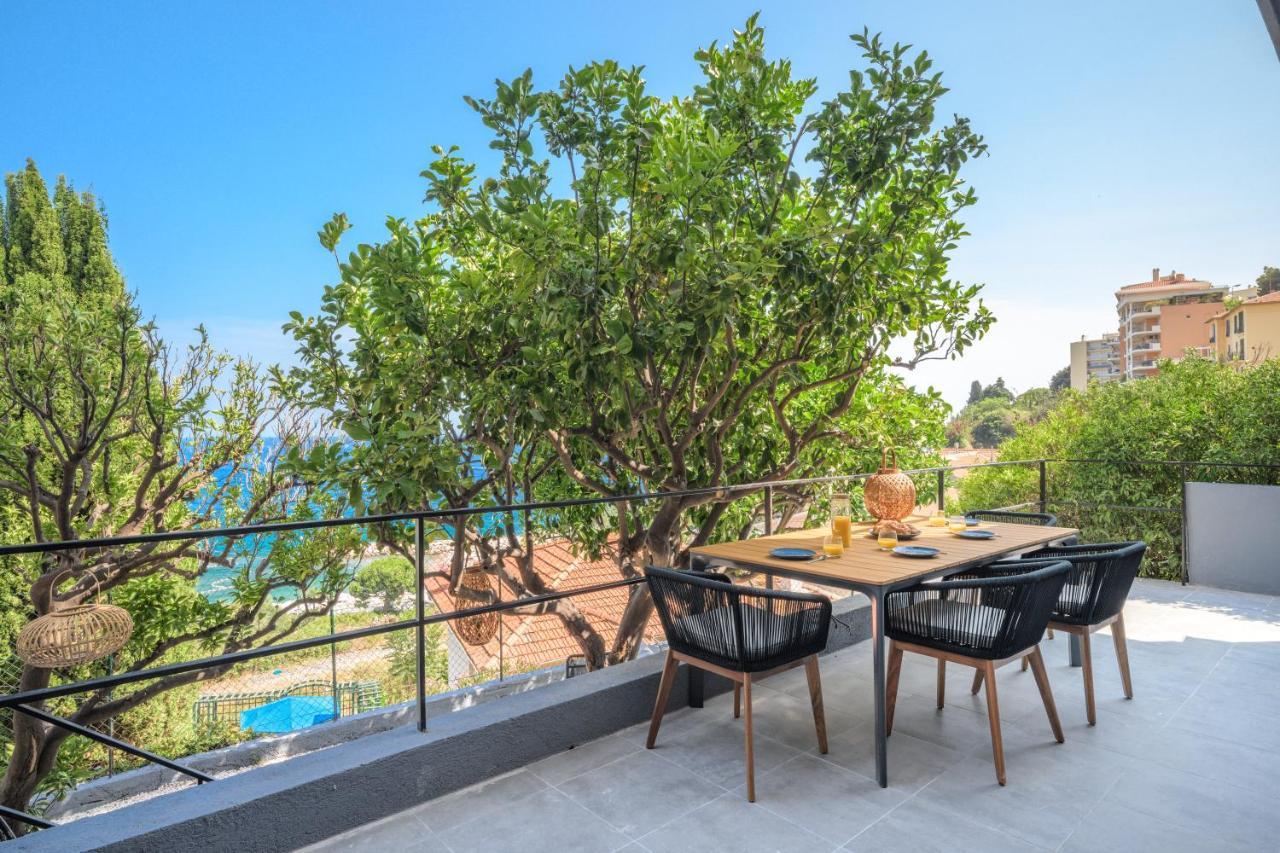Proche Monaco, Vue Mer, Acces Plage Et Jardin Privatif Saint-Antoine  Εξωτερικό φωτογραφία